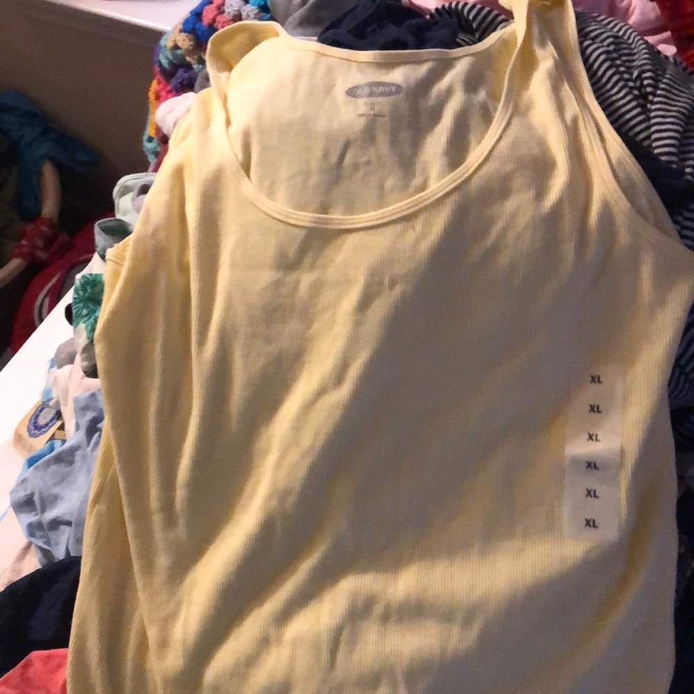Rubbed tank top